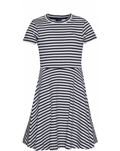 RUHA GANT D1. STRIPED JERSEY DRESS kék 98/104