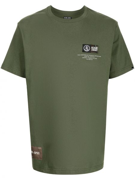 Camiseta con estampado Izzue verde