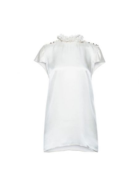 Eleganter bluse mit print Manila Grace weiß