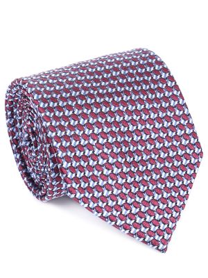 Шелковый галстук с принтом Ermenegildo Zegna