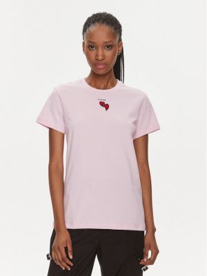 Priliehavé tričko Pinko ružová