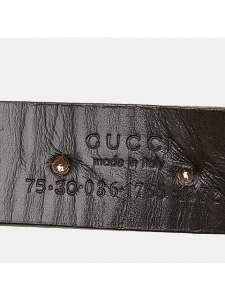 Cinturón de cuero Gucci Vintage marrón