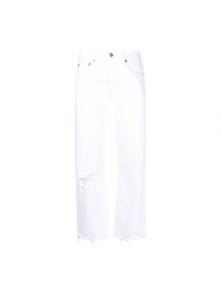 Białe proste jeansy R13