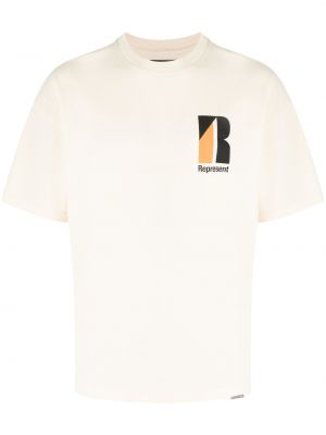 T-shirt Represent bianco