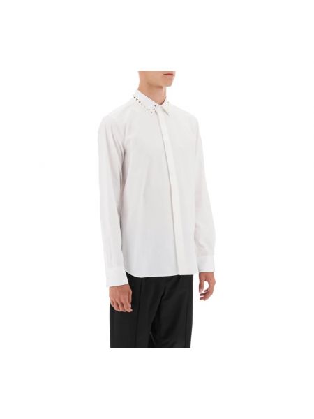 Camisa con tachuelas Valentino Garavani blanco