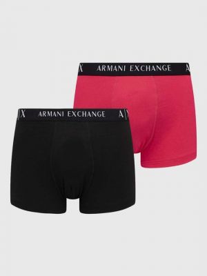 Боксеры Armani Exchange розовые