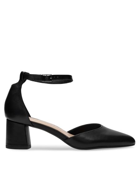 Полуотворени обувки с ток Sergio Bardi черно