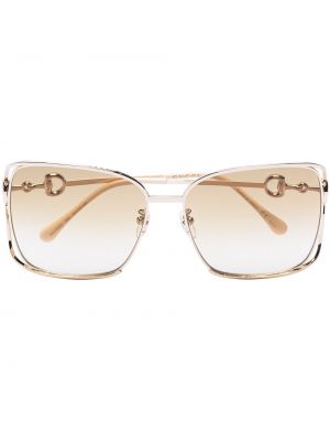 Oversized γυαλιά ηλίου Gucci Eyewear χρυσό