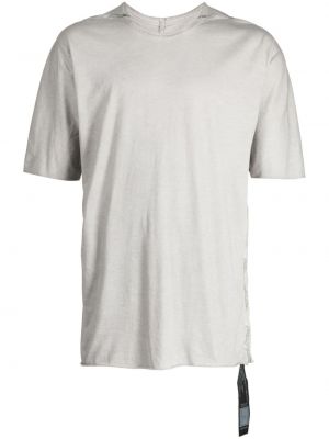 Bavlněné kožené tričko Isaac Sellam Experience šedé