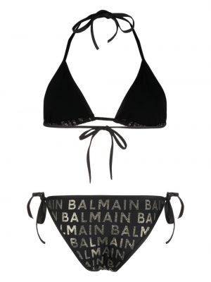 Bikini à imprimé Balmain