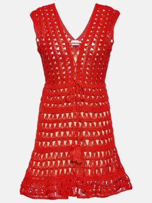 Платье мини Anna Kosturova красное