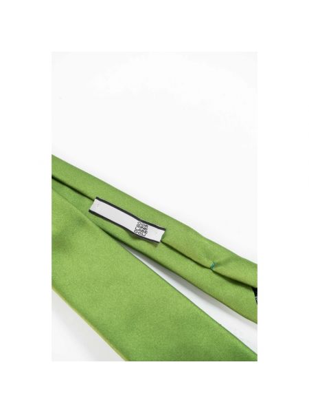 Jedwabny krawat biznesowy Corsinelabedoli zielony