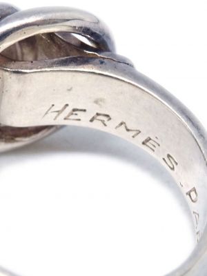 Prsten Hermès Pre-owned stříbrný