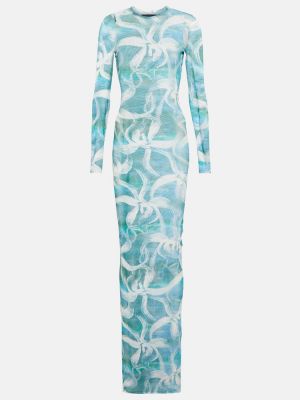 Μάξι φόρεμα με σχέδιο Louisa Ballou λευκό