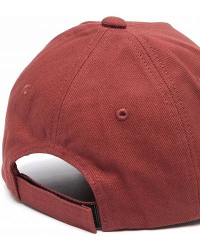 Gorra con bordado Emporio Armani rojo