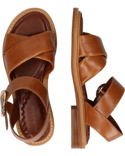 Sandaalid See By Chloé pruun