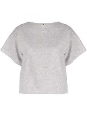 Tricou de lână de flanelă Céline Pre-owned gri