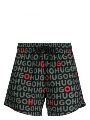 Shorts mit print Hugo grün