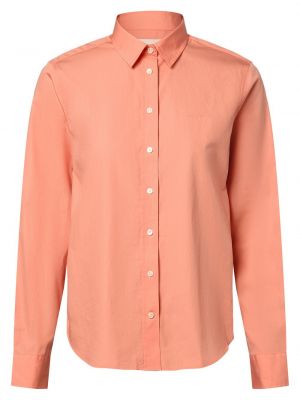 Bluzka bawełniana Gant pomarańczowa