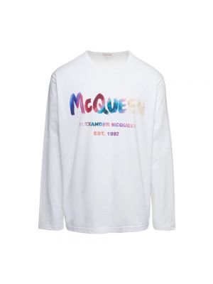Bluza oversize Alexander Mcqueen biała