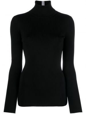 Pull brodé en tricot Victoria Beckham noir
