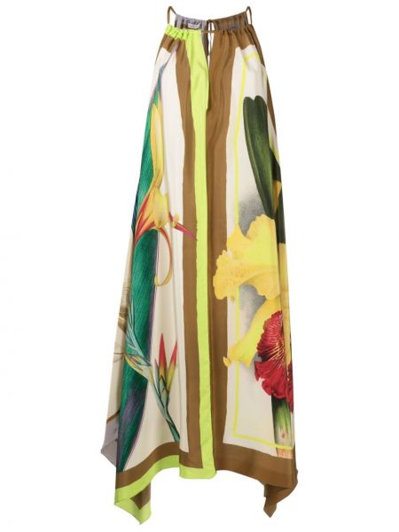 Asymetrické hodvábne šaty Lenny Niemeyer