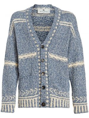 Melange strickjacke Etro