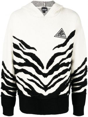Пуловер с принт зебра Just Cavalli