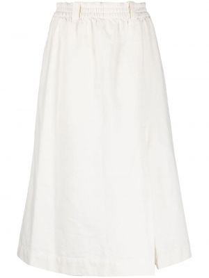 Spódnica midi plisowana Margaret Howell biała