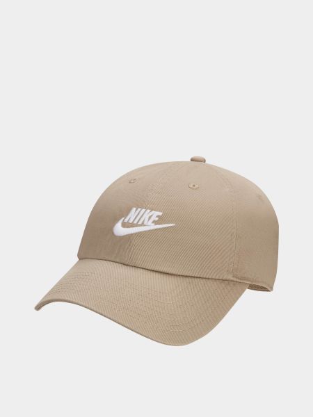Хлопковая кепка Nike хаки