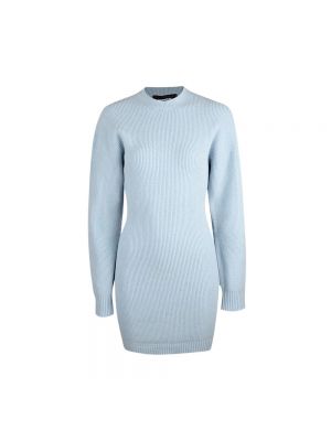 Sweter dopasowany z długim rękawem Dsquared2 niebieski