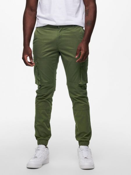 Spodnie Only & Sons zielone