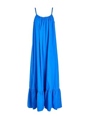 Хлопковое длинное платье 8 By Yoox синее