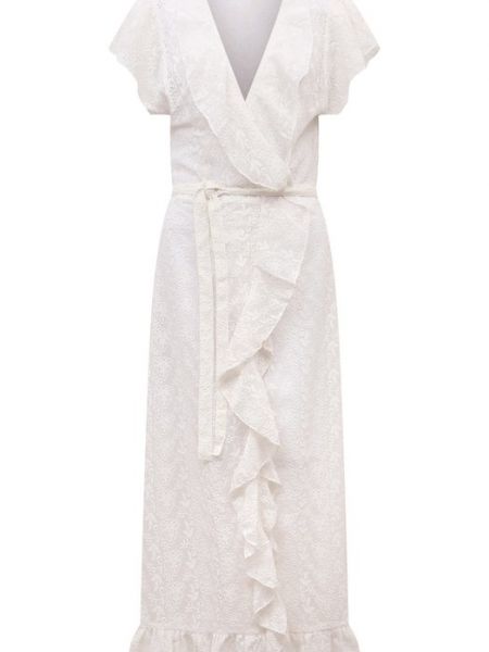 Платье из вискозы Melissa Odabash белое