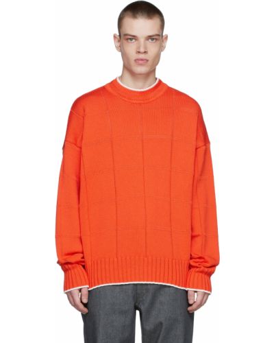 Sweter bawełniany Uniforme, pomarańczowy