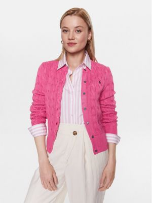 Kardigán Polo Ralph Lauren rózsaszín