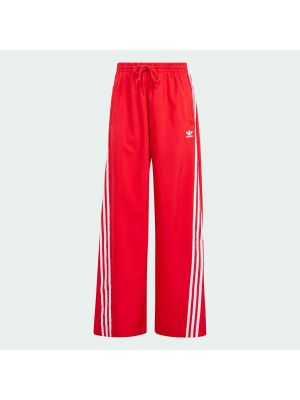 Спортивные штаны оверсайз Adidas красные