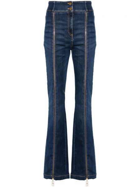 Flared jeans Elisabetta Franchi blå