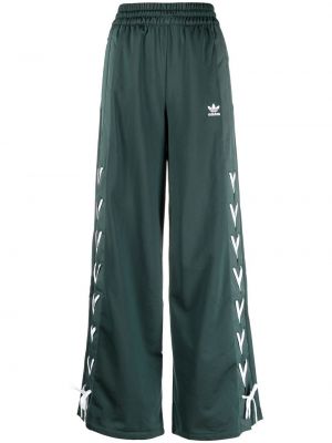 Αθλητικό παντελόνι σε φαρδιά γραμμή Adidas πράσινο
