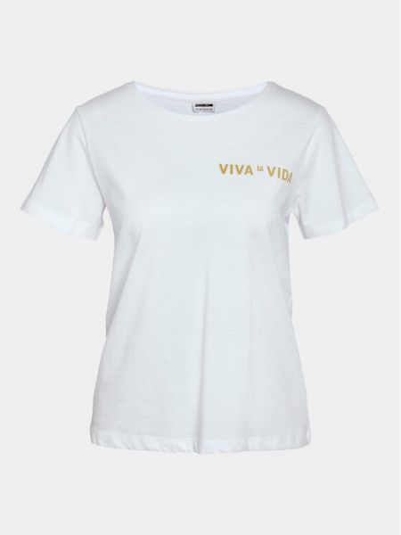 T-shirt oversize Noisy May blanc