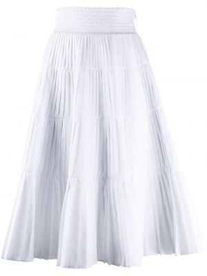 Spódnica plisowana Prada biała