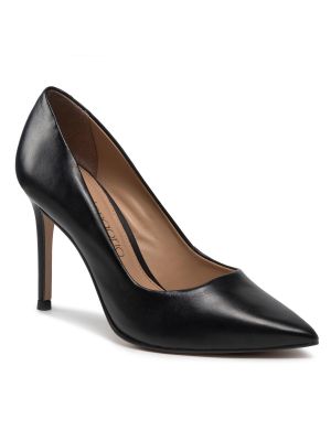 Полуотворени обувки с ток Eva Longoria черно