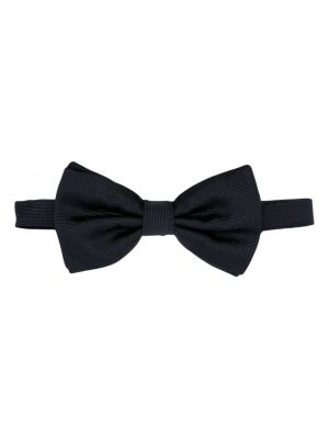 Копринена вратовръзка с панделка Dolce & Gabbana синьо