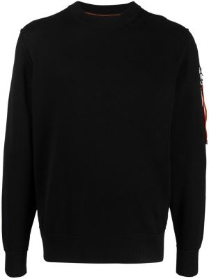 Пуловер с кръгло деколте Parajumpers черно