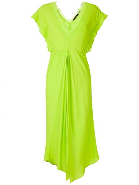 Vestido de noche con escote pronunciado Eva verde