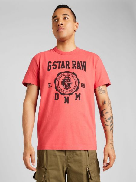 Със звездички тениска G-star Raw черно