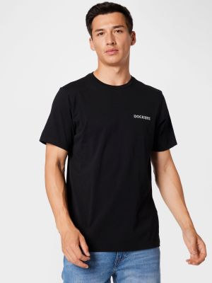 Marškinėliai Dockers juoda