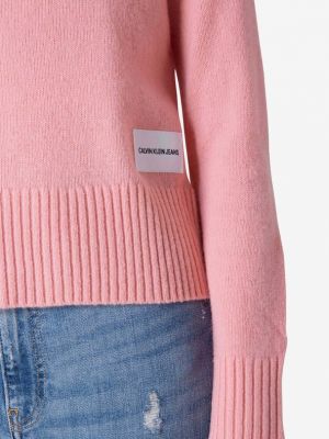 Pulóver Calvin Klein rózsaszín