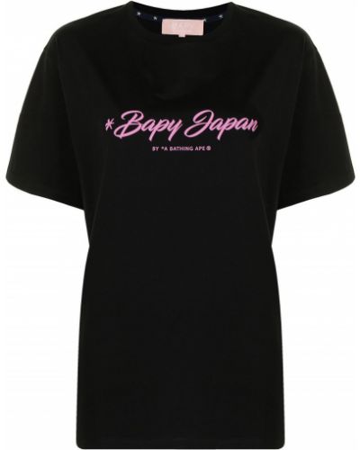 Camiseta con estampado Bapy By *a Bathing Ape® negro