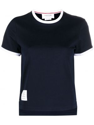 Asymmetrisk t-shirt Thom Browne blå